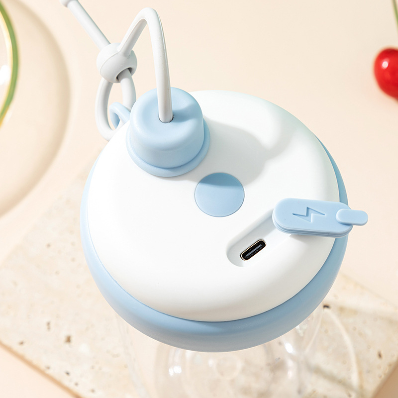 Căniță de amestec Type-C, cană electrică din material alimentar, rezistentă la temperaturi înalte, shaker pentru copii