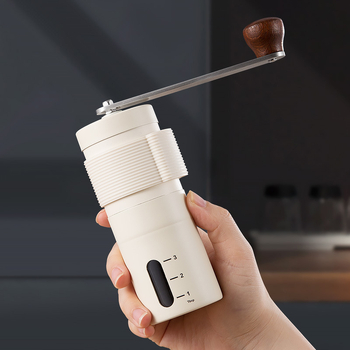 Set de cafea manual pentru preparare: râșniță, cană de filtrare și cană de turnare – camping și călătorii