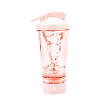 Cană shaker electrică pentru fitness, pentru pulbere proteică și milkshake, amestecare complet automată, pahar Tritan pentru apă, cu logo