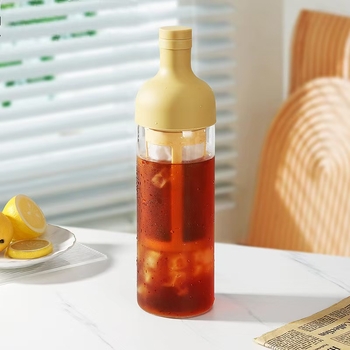 Cană din sticlă pentru cafea, cold brew și ceai la rece, capacitate mare, uz casnic