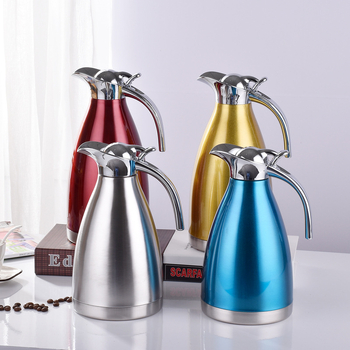 Set din oțel inoxidabil cu izolație vid pentru uz casnic: termos, cană de cafea în stil european, ceainic pentru apă fierbinte, două sticle