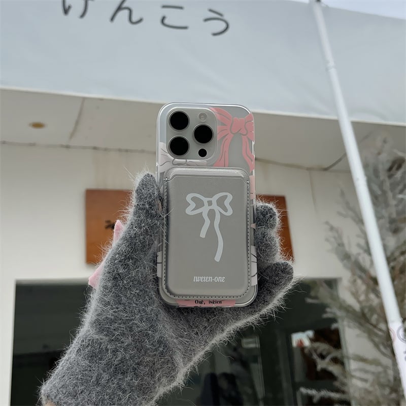 Korejski nadahnut minimalistički silikonski kućište sa zvjezdicom i mašnicom za iPhone 11–14 Pro/Max, ženstven dizajn