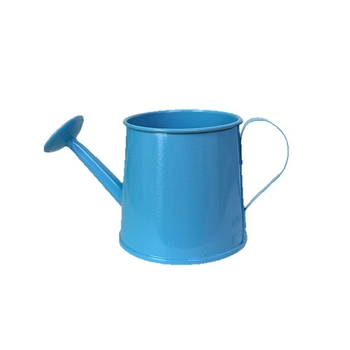 Ghiveci metalic mic cu robinet de udare, vas de flori din fier pentru decor interior, mic recipient în formă de butoi pentru aranjamente și suculente