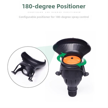 360° automatický otáčavý postrekovač pre záhradu a trávnik