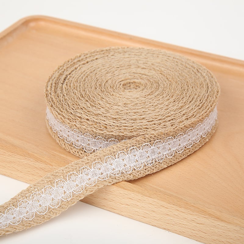 DIY rol čipke i vrpce za božićnu i svadbenu dekoraciju