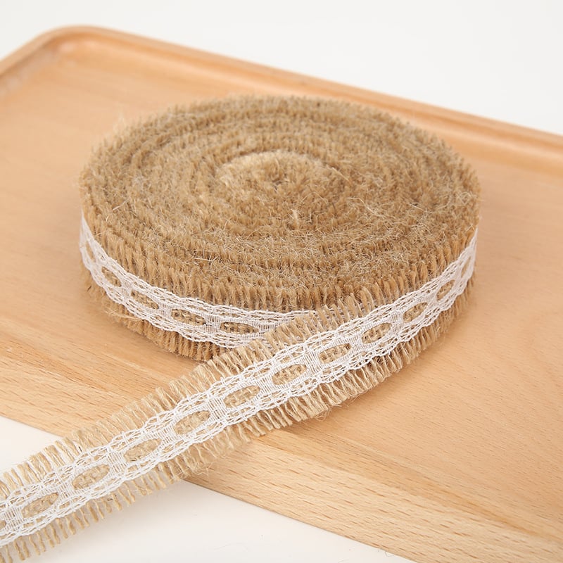 DIY rol čipke i vrpce za božićnu i svadbenu dekoraciju