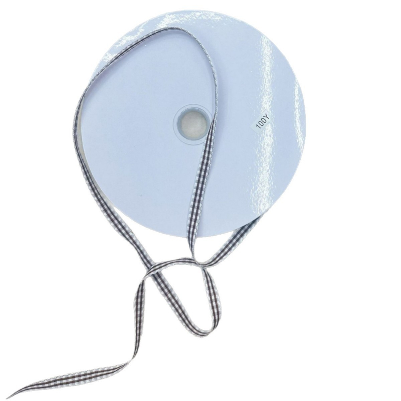 1 cm karirana traka s resicama na kraju, za dodatke za kosu i DIY pakiranje