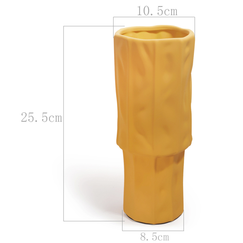 Ghiveci Nordic Abstract Morandi și vază, cu finisaj lacuit manual, decor interior de inspirație pastorală