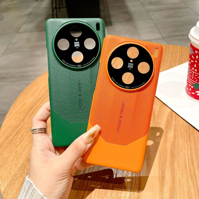 Kućište za mobitel Vivo X200 Pro s lychee teksturom, PU umjetna koža, potpuno prekrivanje, otporno na padove, kompatibilno s Vivo X200 Pro i X100, model S19