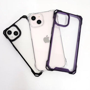 Акрилен двуедин магнитен калъф с каишка за четири ъгъла за iPhone 16 Pro и iPhone 17 Pro Max