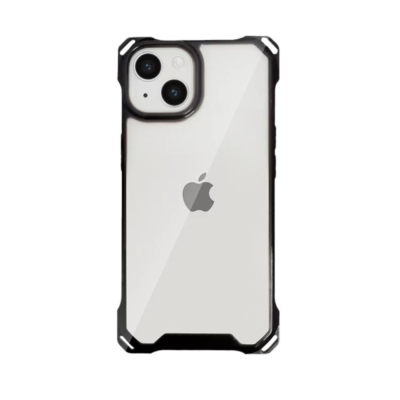 Акрилен двуедин магнитен калъф с каишка за четири ъгъла за iPhone 16 Pro и iPhone 17 Pro Max
