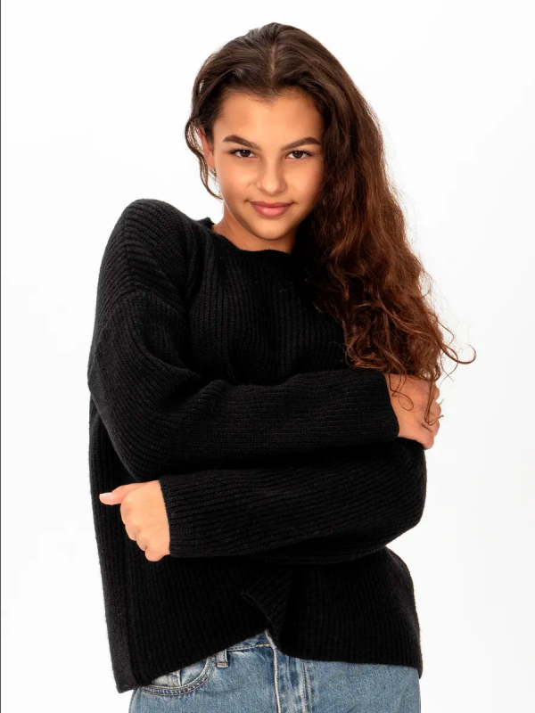 Női oversized kapucnis kötött pulóver, plusz méret, laza szabás, hosszú ujjú