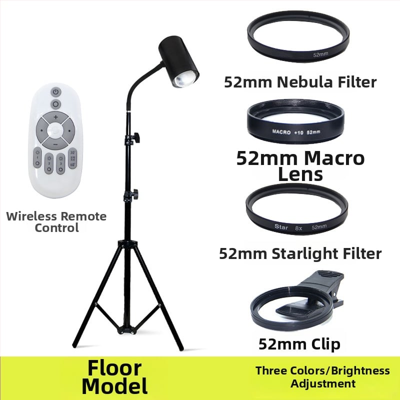 40W lampa na fotenie šperkov RGB, nastaviteľná jas, samostatný zdroj napájania