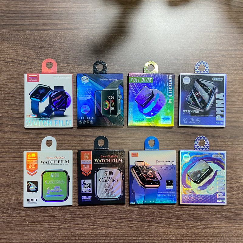 Kutija za pakiranje folije za Apple Watch, 3D stereo kutija, 9D keramijska mat folija, PMMA tvrdi film, kartonska kutija
