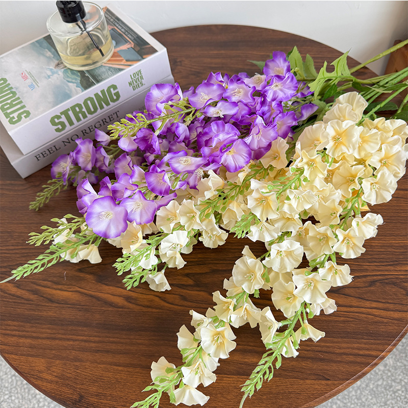 Μεταξωτό λουλούδι Delphinium για διακόσμηση σαλονιού και γάμου, ανθοδέσμη και διακόσμηση τοπίου