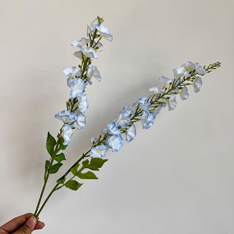 Μεταξωτό λουλούδι Delphinium για διακόσμηση σαλονιού και γάμου, ανθοδέσμη και διακόσμηση τοπίου