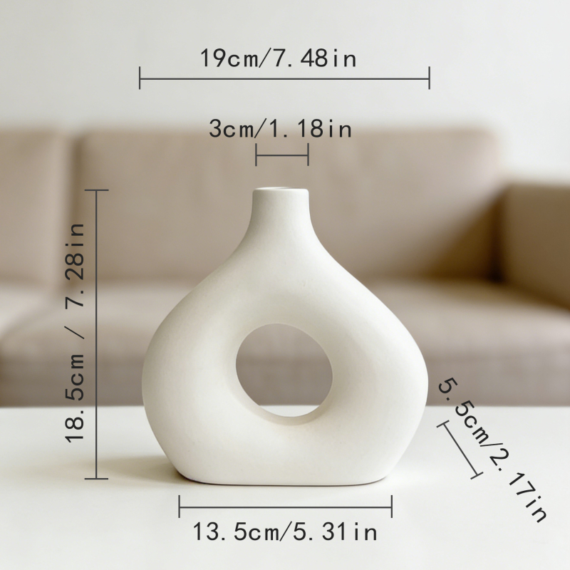 Ozdobe ceramice cu plante artificiale, pentru sufragerie, decor artistic de înaltă clasă, set complet