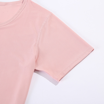 Ljetni set majice s kratkim rukavima i capri hlačama, lagano Ice Silk kućno odijevanje, unisex