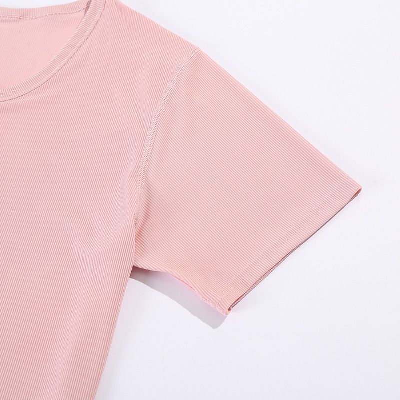 Ljetni set majice s kratkim rukavima i capri hlačama, lagano Ice Silk kućno odijevanje, unisex