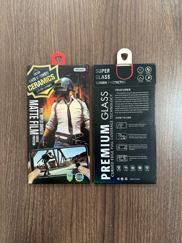 Zaštitno staklo za ekran mobitela u pakiranju kutije s 3D stereo dizajnom, keramički mat završetak