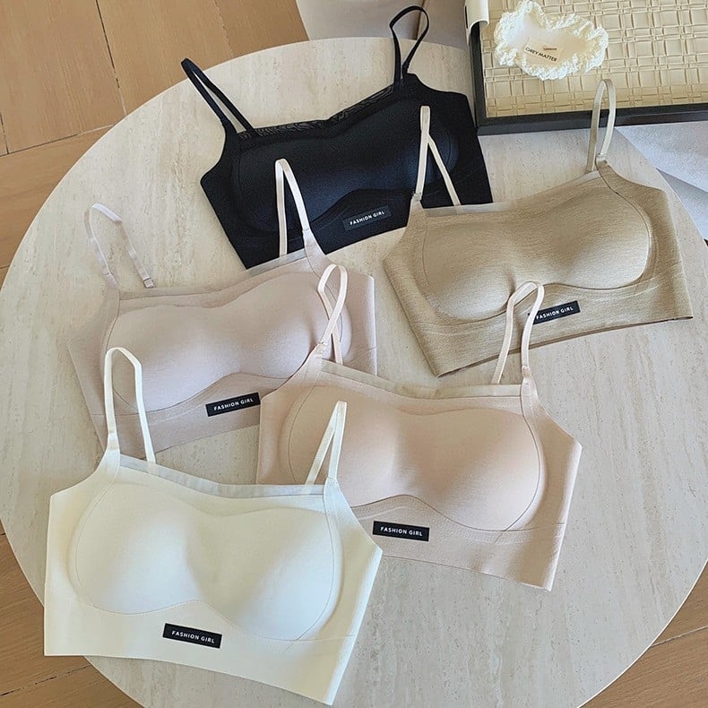 65033 Nude luksuzno žensko donje rublje s dekolteom u liniju, tanki remeni, push-up, fiksne košarice za pokrivanje