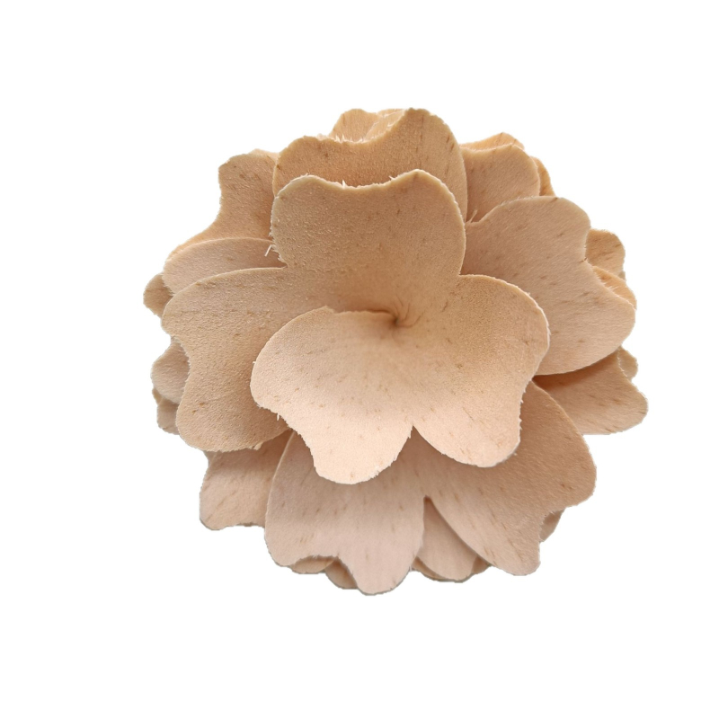 Material lemnos tăiat cu mașina pentru flori din lemn răsucite, decor DIY pentru casă și recuzită pentru fotografie