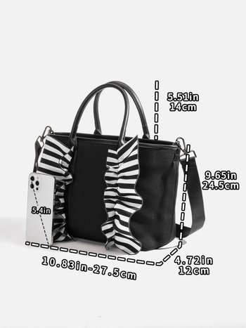Ženska torbica s mašnicom, crossbody torba, lagana i svestrana tote za svakodnevnu upotrebu i putovanja