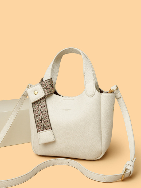 Ženska Tote torba s ručkom, vrhunska tekstura, novi model 2025, jednofarbna, velika kapaciteta, za nošenje na ramenu ili kao crossbody