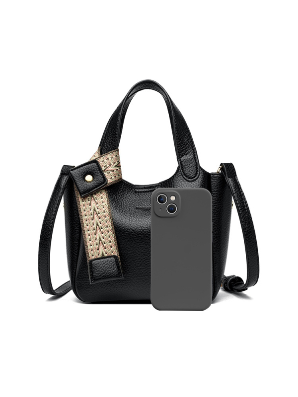 Ženska Tote torba s ručkom, vrhunska tekstura, novi model 2025, jednofarbna, velika kapaciteta, za nošenje na ramenu ili kao crossbody