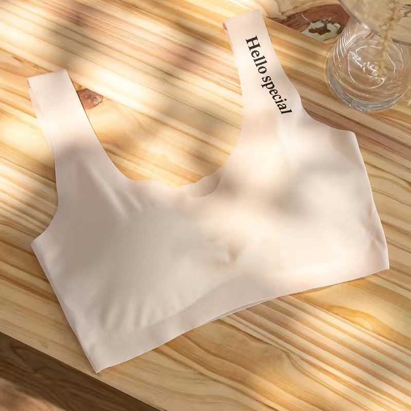 Ljetna tanka bezšivna sportska grudnjaka od ice silk, prozračna, brzo se suši, bez žica