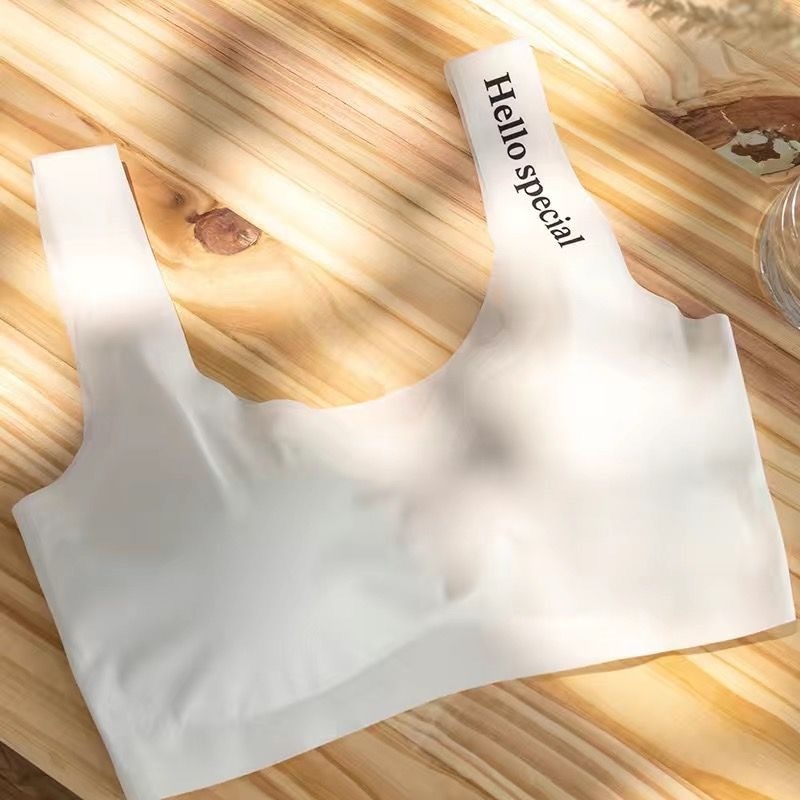 Ljetna tanka bezšivna sportska grudnjaka od ice silk, prozračna, brzo se suši, bez žica