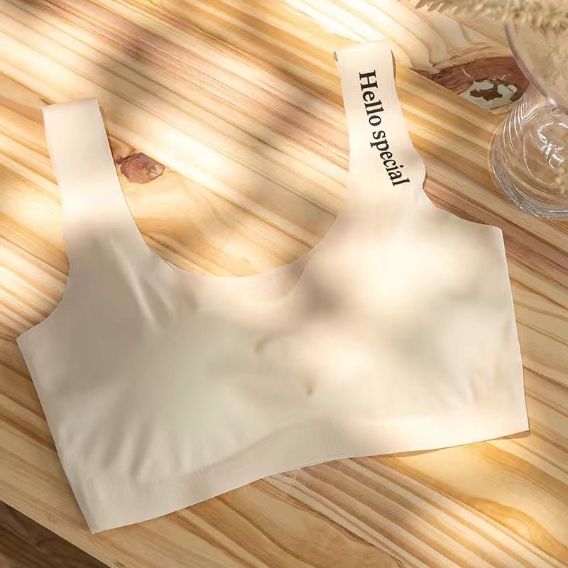 Ljetna tanka bezšivna sportska grudnjaka od ice silk, prozračna, brzo se suši, bez žica