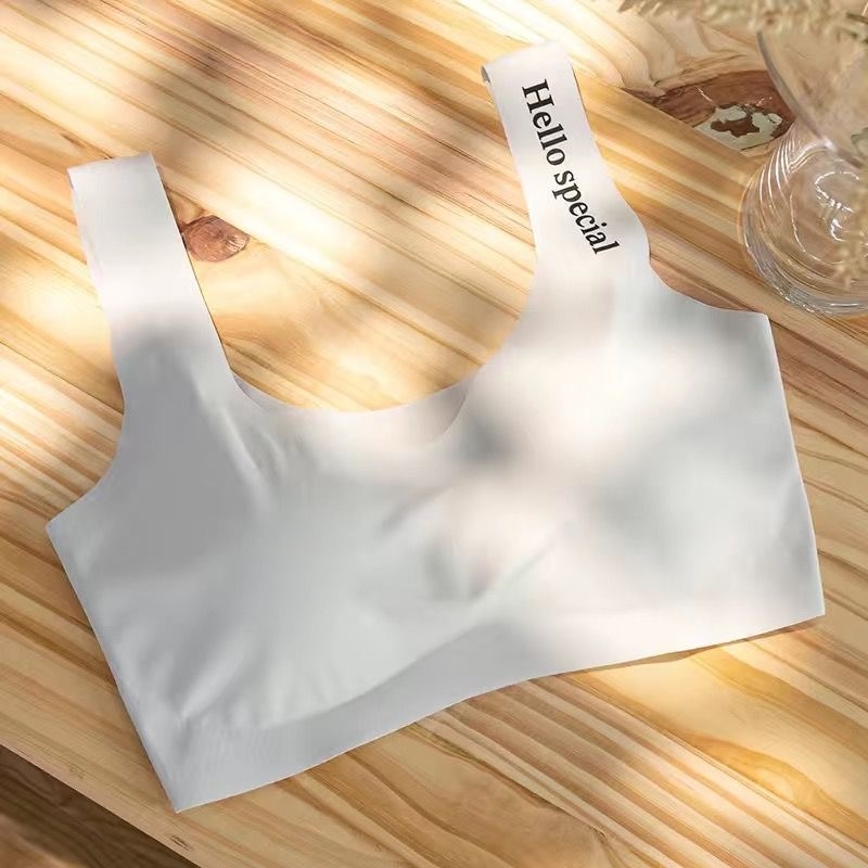 Ljetna tanka bezšivna sportska grudnjaka od ice silk, prozračna, brzo se suši, bez žica