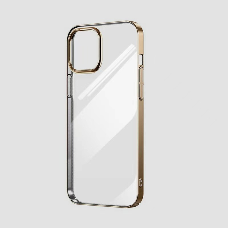 Кейс за iPhone с електроплатено PC тройно покритие, за серия iPhone 11–14, пълен набор, персонализирана опаковка, антиотпечатък