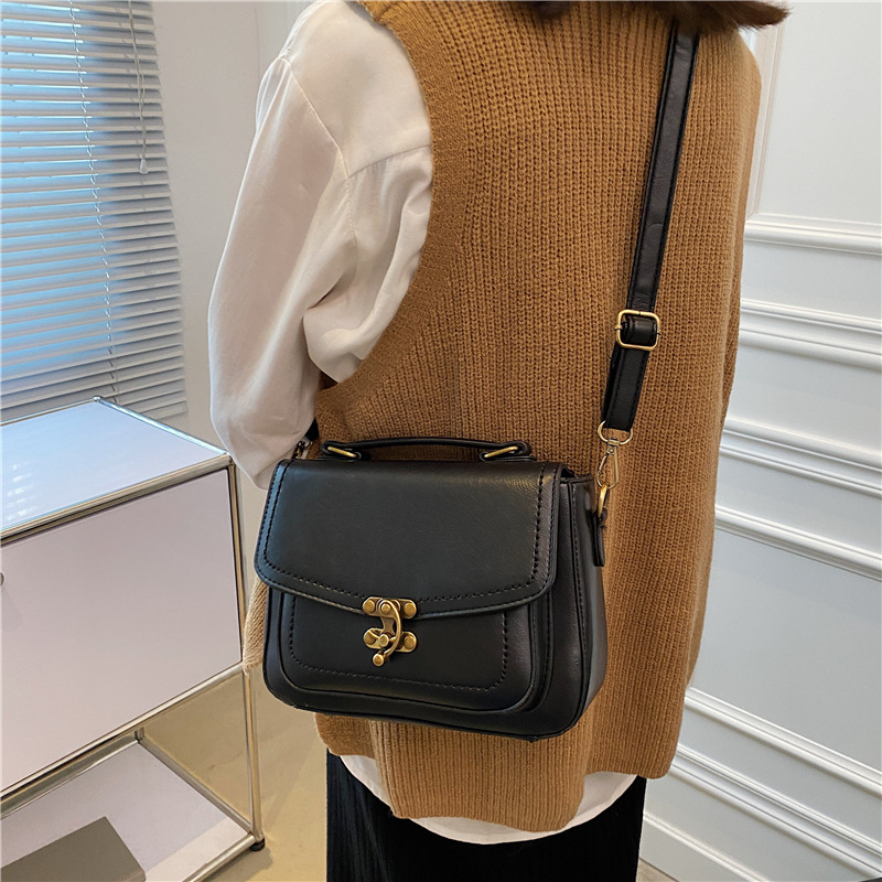Vintage crossbody torba za žene, elegantna i svestrana visokokvalitetna torba, casual torba preko ramena, mala kvadratna torba
