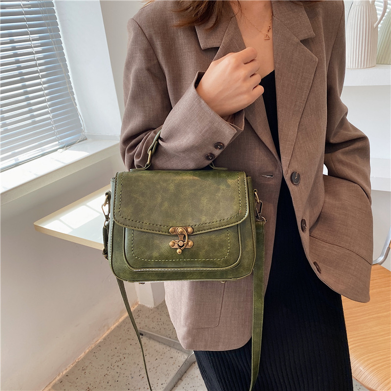 Vintage crossbody torba za žene, elegantna i svestrana visokokvalitetna torba, casual torba preko ramena, mala kvadratna torba