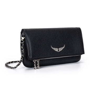 Ženska torbica s dizajnom krila, mala kvadratna, PU koža, preko ramena ili crossbody, elegantna i kompaktna