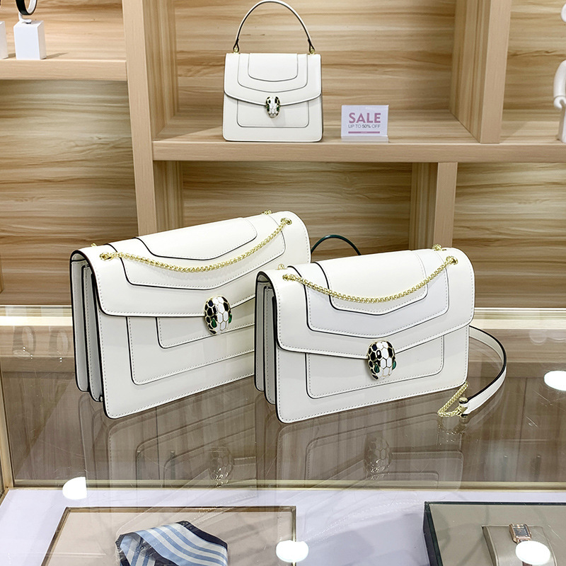 Dionist 2025 mala kvadratna kožna torbica s lancem za rame, crossbody