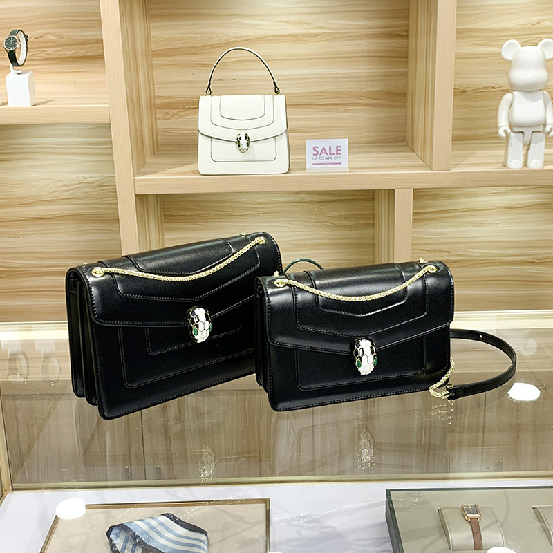 Dionist 2025 mala kvadratna kožna torbica s lancem za rame, crossbody