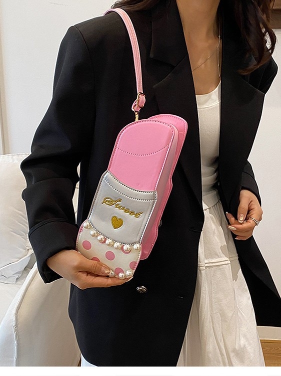 Mala crossbody torba s etuijem za ruž i perlama, ženska torba za rame u korejskom stilu