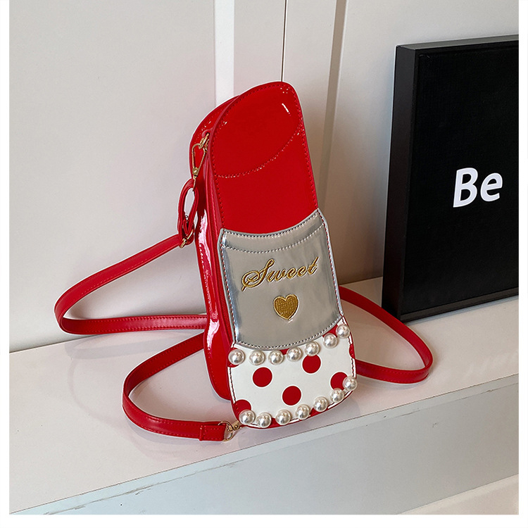 Mala crossbody torba s etuijem za ruž i perlama, ženska torba za rame u korejskom stilu