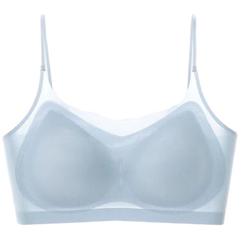 Plus veličina bešprijekorni grudnjak-vest od mrežaste Ice Silk tkanine, prozračan, oblikuje leđa