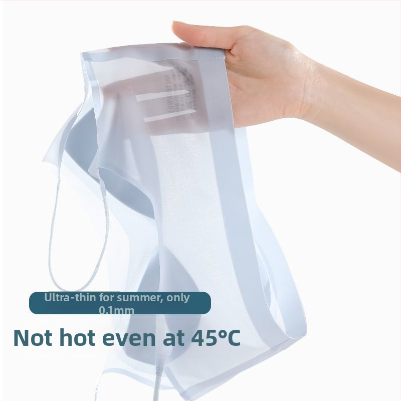 Plus veličina bešprijekorni grudnjak-vest od mrežaste Ice Silk tkanine, prozračan, oblikuje leđa