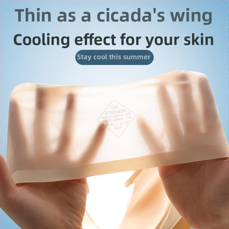 Plus veličina bešprijekorni grudnjak-vest od mrežaste Ice Silk tkanine, prozračan, oblikuje leđa