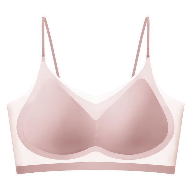 Plus veličina bešprijekorni grudnjak-vest od mrežaste Ice Silk tkanine, prozračan, oblikuje leđa