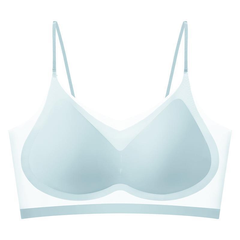 Plus veličina bešprijekorni grudnjak-vest od mrežaste Ice Silk tkanine, prozračan, oblikuje leđa