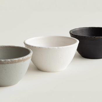 Veselă ceramică albă pentru o singură persoană — set minimalist de veselă de masă, bol pentru orez și tăiței instant, bol de supă în stil restaurant, bol în formă de trompetă