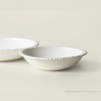 Veselă ceramică albă pentru o singură persoană — set minimalist de veselă de masă, bol pentru orez și tăiței instant, bol de supă în stil restaurant, bol în formă de trompetă