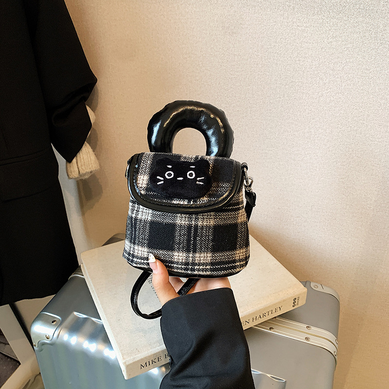Mini PU crossbody torba, mala, za svakodnevnu upotrebu, s preklopnim zatvaranjem, Zima 2025