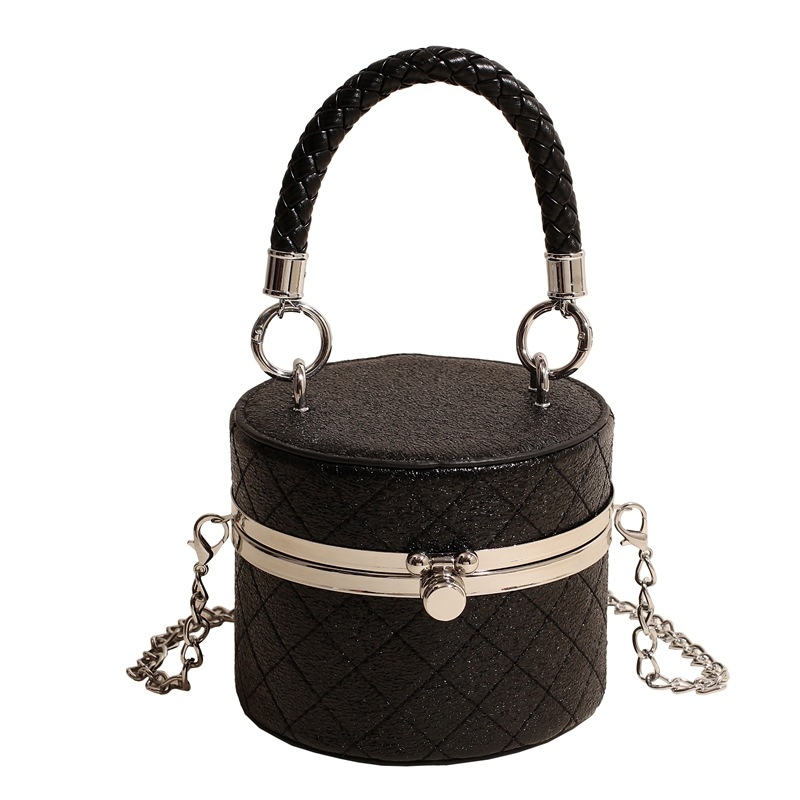 2025 ljetna moda: mini cilindrična torbica za ruž s lancem, ženska crossbody ili torba za ruku